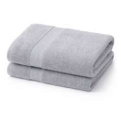 TOALLA PEQUEÑA GRIS PLATA 70X40