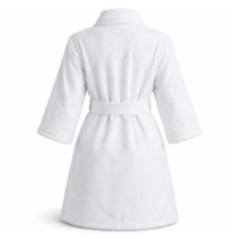 SALIDA DE BAÑO MICROFIBRA BLANCO L