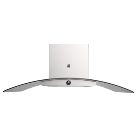 CAMPANA ISLA ALUMI VIDRIO 100CM CAM-2011