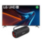 TELEVISOR LED LCD TV 50" 50UA7500PSA + PARLANTE ES-PS28-NEGRO BT.USB.AUX C/BAT