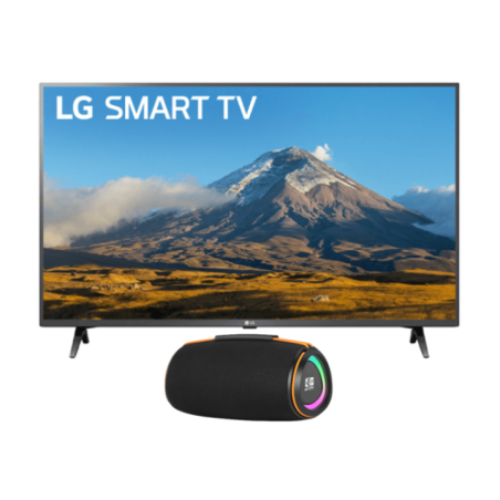 TELEVISOR LED LCD TV 43" 43UA7500PSA + PARLANTE ES-PS25-NEGRO BT.USB. AUX C/BAT