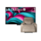 TELEVISOR 83" OLED OLED83C5PSA.AWR + RECLINABLE ELECTRICO 1P CAFÉ FA-05 S.F.