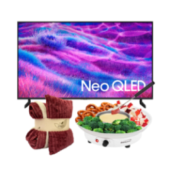 TELEVISOR 50" QN50QN80FAPXPA UHDNEO QLED + MAQUINA PARA FONDUE + MANTA OVEJERA+ALMOHADA