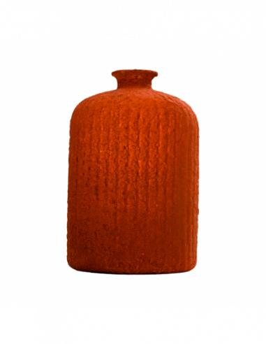 BOTELLA DAROCA CERAMICA 23CM CAOBA