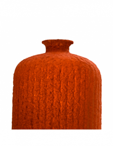 BOTELLA DAROCA CERAMICA 23CM CAOBA