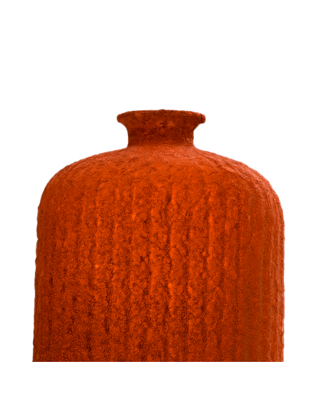 BOTELLA DAROCA CERAMICA 23CM CAOBA