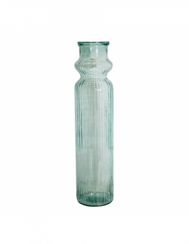 JARRON LINEAS ALTO 76.5CM TRANSPARENTE