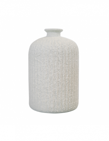 BOTELLA DAROCA CERAMICA 23CM BLANCO