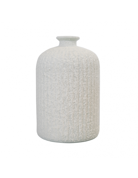 BOTELLA DAROCA CERAMICA 23CM BLANCO