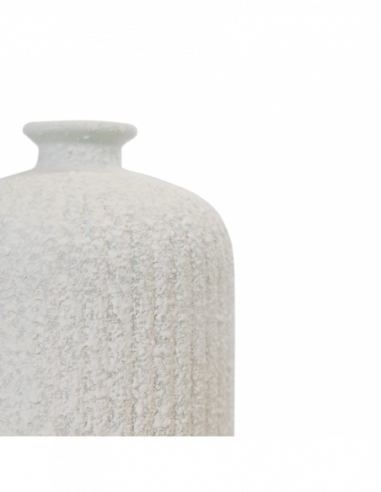 BOTELLA DAROCA CERAMICA 23CM BLANCO