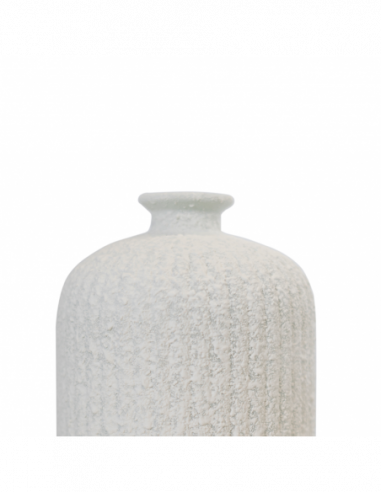 BOTELLA DAROCA CERAMICA 23CM BLANCO