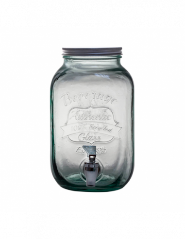 DISPENSADOR VINTAGE 4L TRANSPARENTE