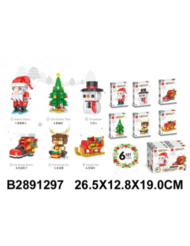 BLOQUES MINI NAVIDAD 6M 2891297
