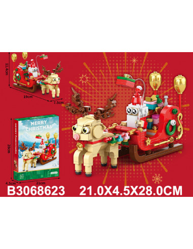 BLOQUES TRINEO NAVIDEÑO 360PCS 3068623