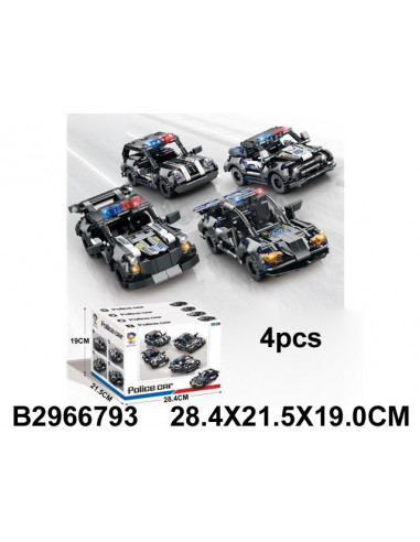 BLOQUES MINI CARRITO POLICIA 4M 2966793