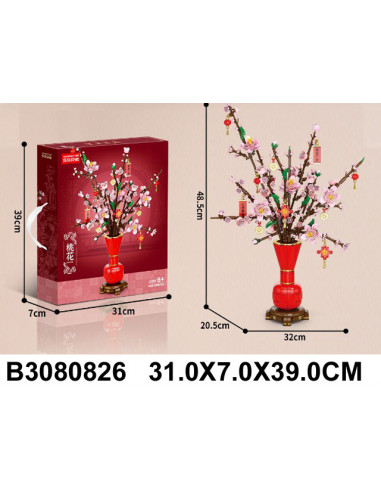 BLOQUES FLORERO SAKURA 1076PCS 3080826