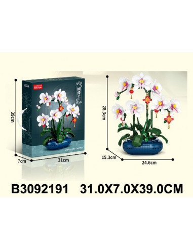 BLOQUES BASE ORQUIDEA 322PCS 3092191