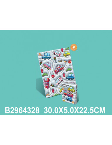 ROMPECABEZAS VISUAL CARRITO 120P 2964328