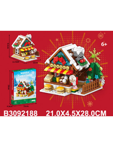 BLOQUES CASITA NAVIDEÑA 322PCS 3092188