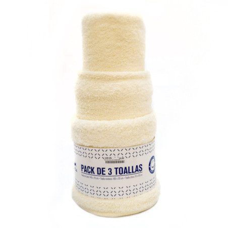 SET DE TOALLAS CHAMPAGNE