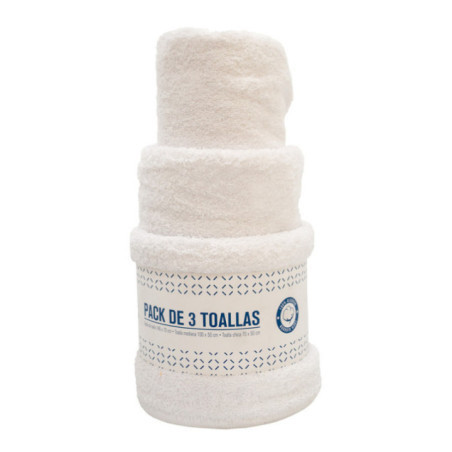 SET DE TOALLAS BLANCO