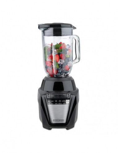 LICUADORA DURA-MAX 700W 8VEL NEGRA