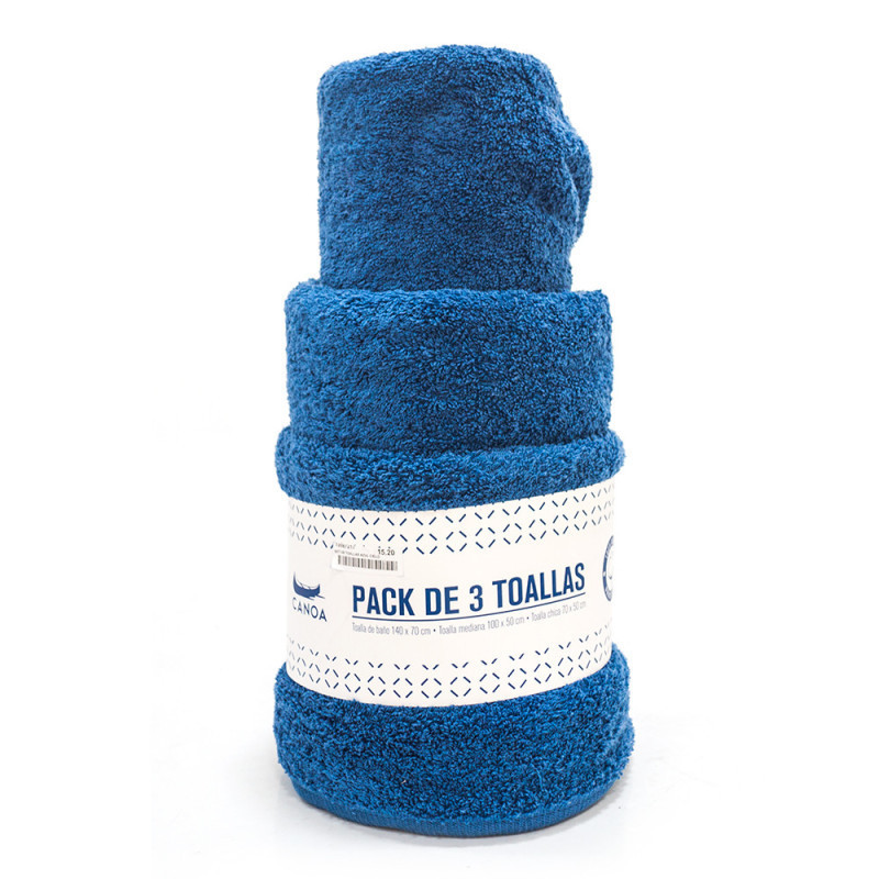 SET DE TOALLAS AZUL CIELO