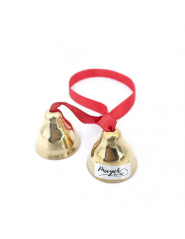 PAR DE CAMPANAS DORADAS HB01