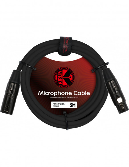 CABLE MICROFONO XLR MPC-270 6M BK