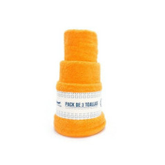 SET DE TOALLAS NARANJA