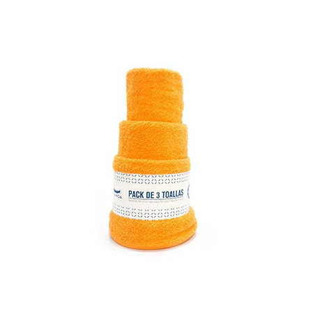 SET DE TOALLAS NARANJA
