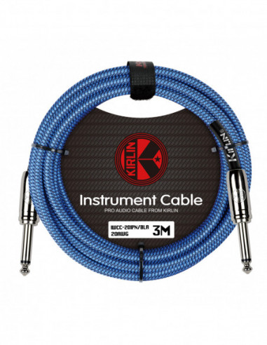 CABLE INSTRUMENTO 1/4 IWCC-201PN 8M BLA