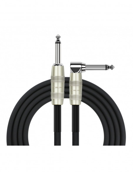 CABLE INSTRUME 1/4 A/REC IP-202PR 8M BK