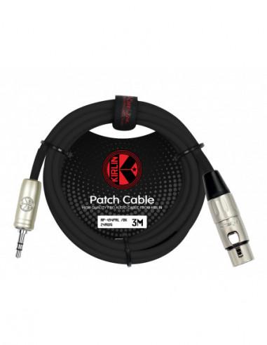 CABLE 3.5 PLUG A XLR F AP-494PRL 1M BK