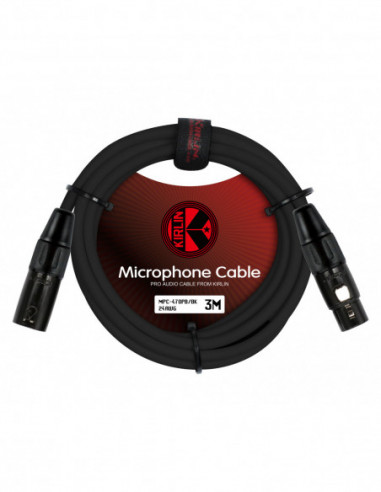CABLE MICROFONO XLR MPC-470PB 6M BK