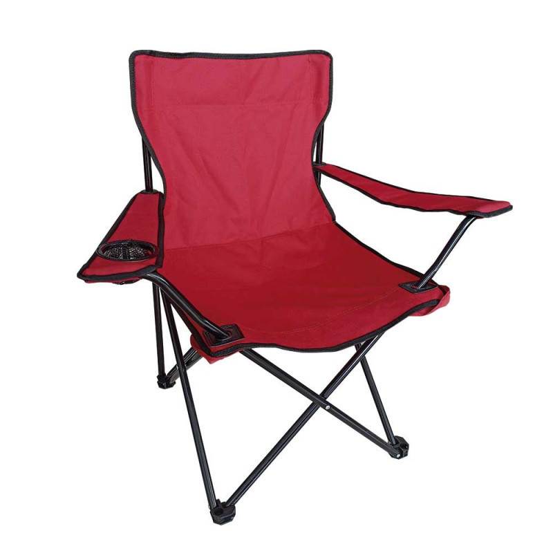 SILLA DE CAMPING PLEGABLE C1803 ROJA SILLA DE CAMPING PLEGABLE C1803 ROJA