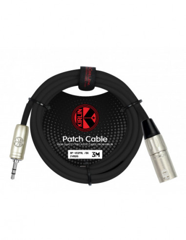 CABLE 3.5 PLUG A XLR M AP-493PRL 2M BK