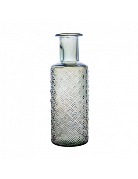 BOTELLA ROMBOS 28CM DB776 GRISVERDOSO