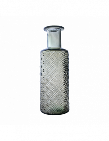 BOTELLA ROMBOS 28CM DB776 GRISVERDOSO