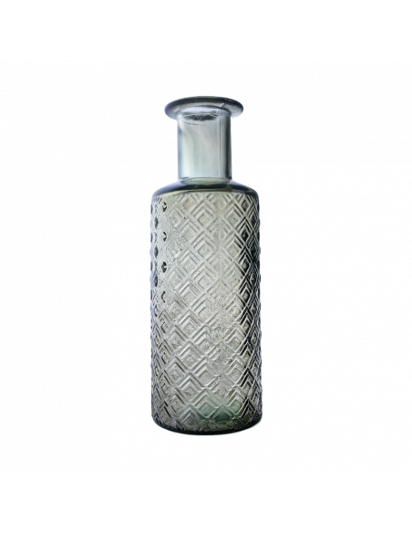 BOTELLA ROMBOS 28CM DB776 GRISVERDOSO