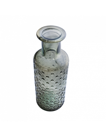 BOTELLA ROMBOS 28CM DB776 GRISVERDOSO