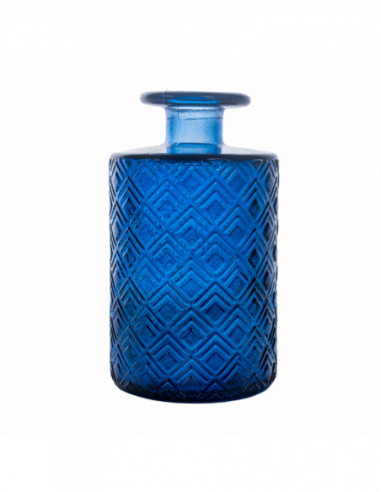 BOTELLA ROMBOS 16CM DB752 AZULMARINO