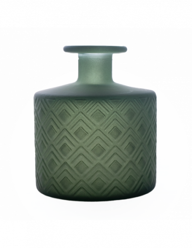 BOTELLA ROMBOS 12CM DS700 SAT.VERDE