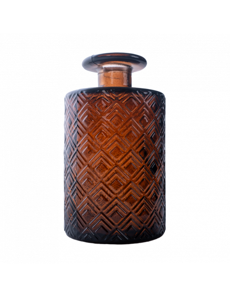 BOTELLA ROMBOS 16CM DB720 CAFE OS