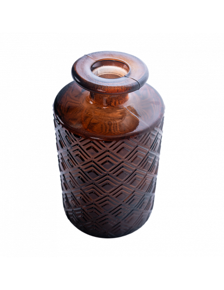 BOTELLA ROMBOS 16CM DB720 CAFE OS