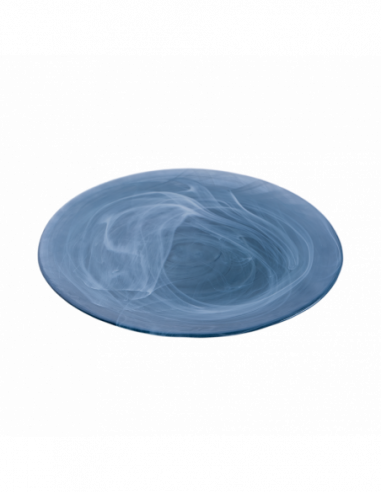 PLATO BASE ALABASTER 34CM DB150 AZULN