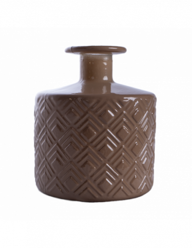 BOTELLA ROMBOS 12CM DG03 OP.NUDE