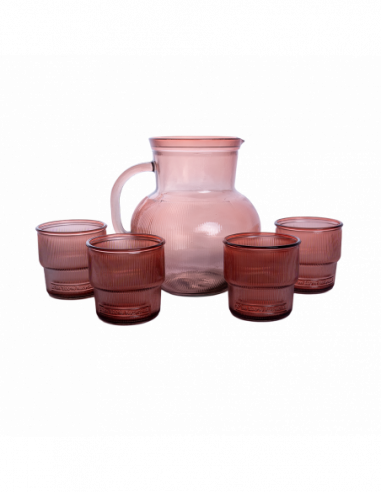 SET JARRA + 4 VASOS DB19 SANDIA