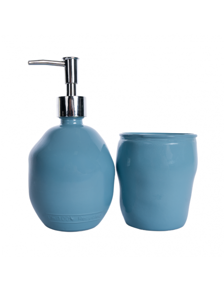 SET BAÑO DISP+VASO SIMPLE CELESTEOP DG08