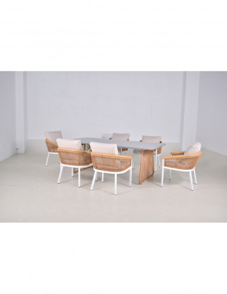 JUEGO DE COMEDOR EXTERIOR 7PCS BCS-1347